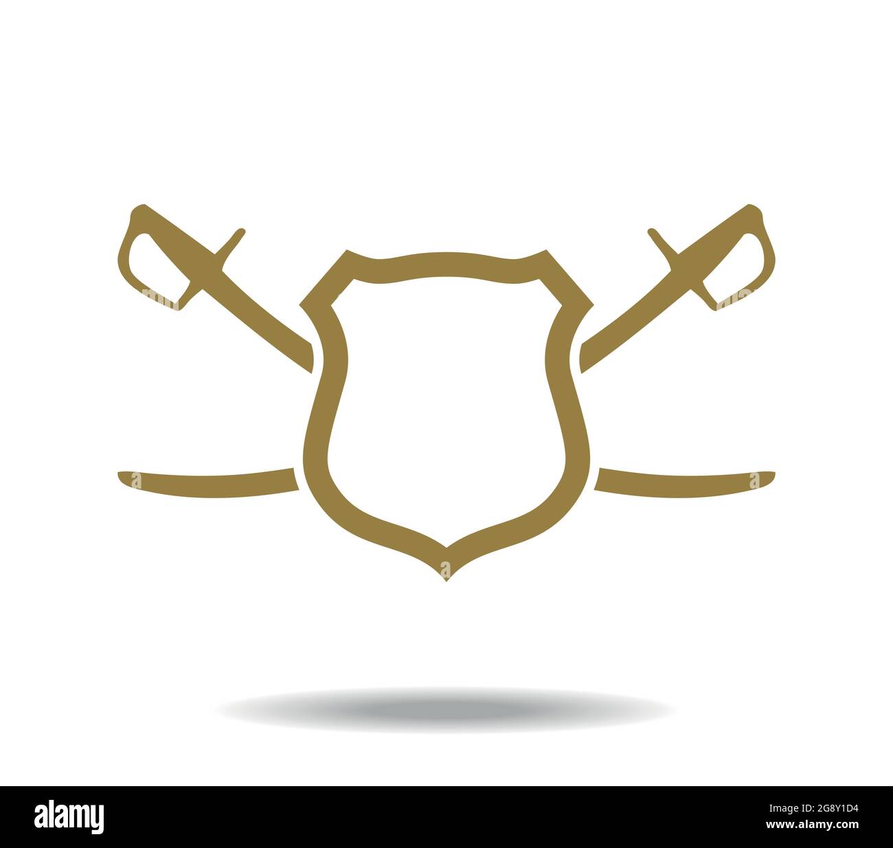 What does the symbol with a shield and two swords next to clan members'  names mean? - Arqade