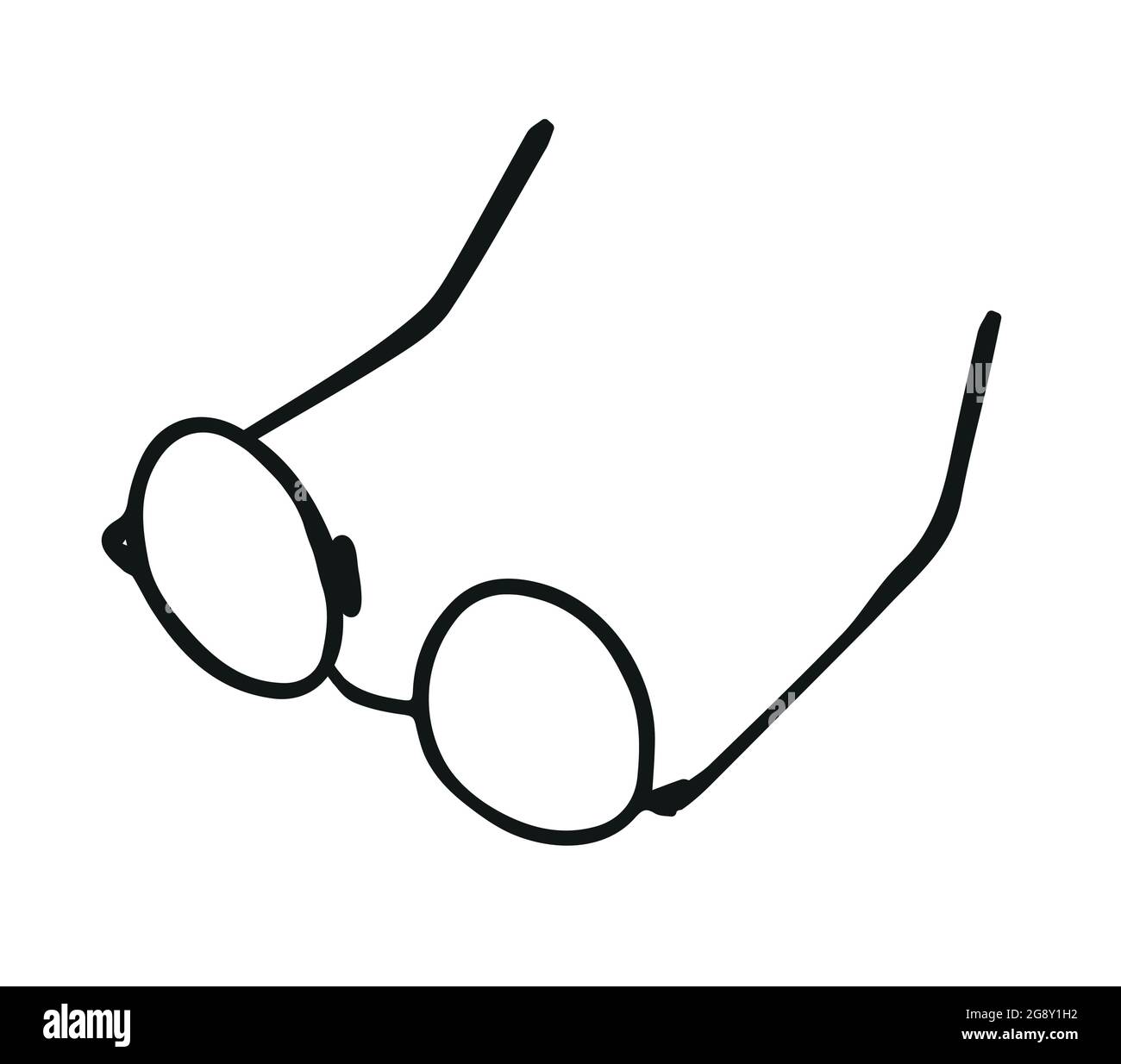 Old fashioned glasses. Vintage glasses Stock Vector Image & Art Alamy