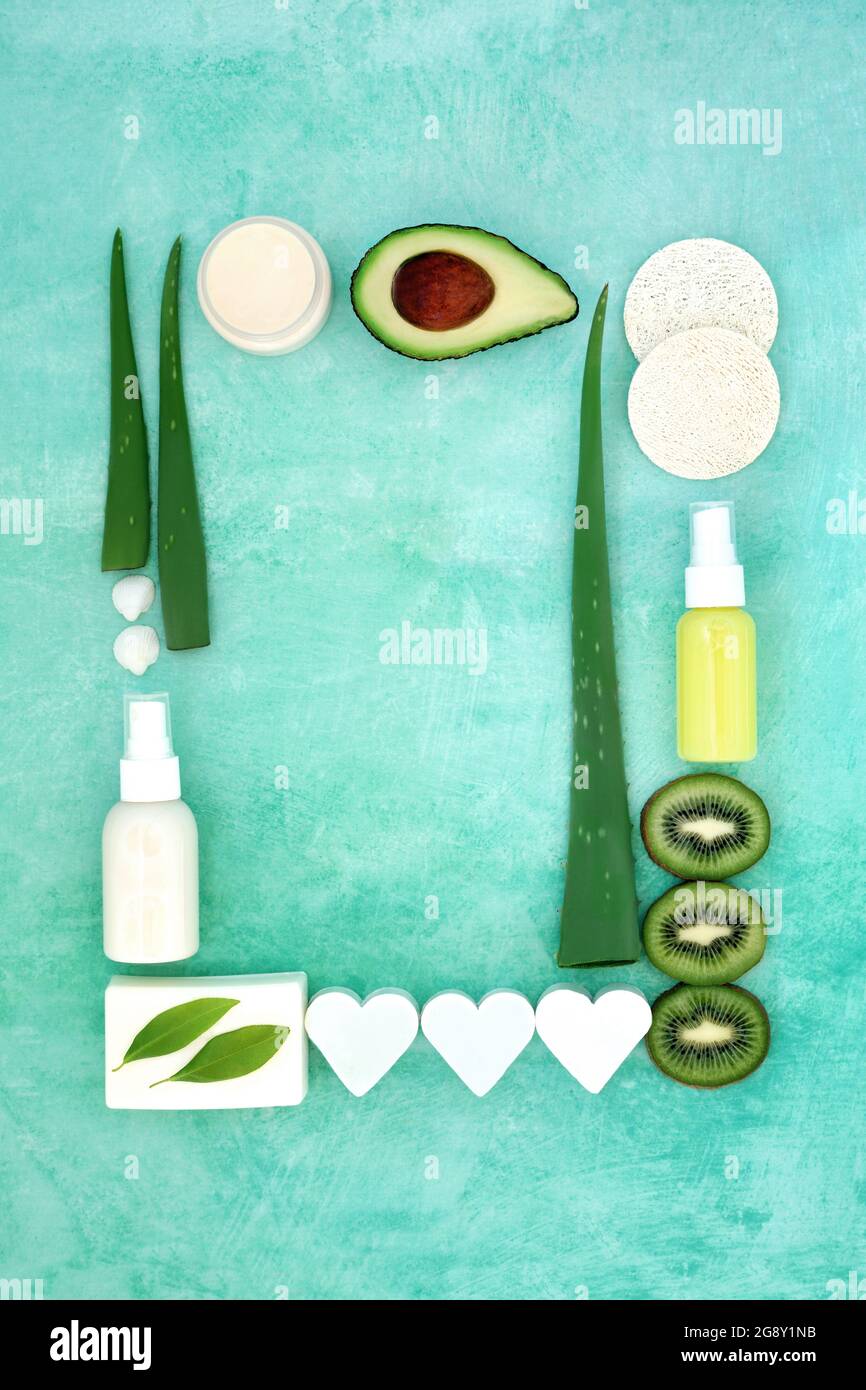 Natural organic skin care beauty treatment plant based products to help