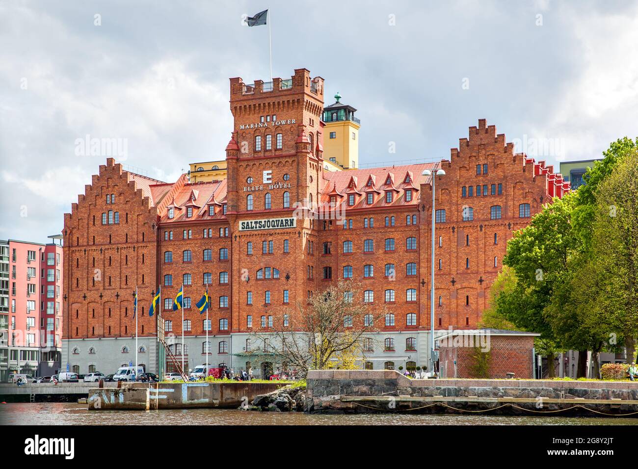 Stockholm, Sweden - May 20, 2015: Elite Hotel Marina Tower in Stockholm Stock Photo