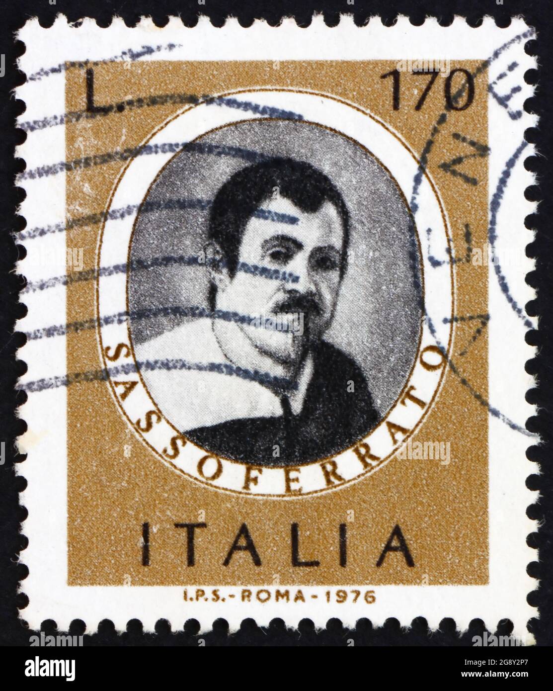Famous italian painter stamp hi-res stock photography and images - Alamy