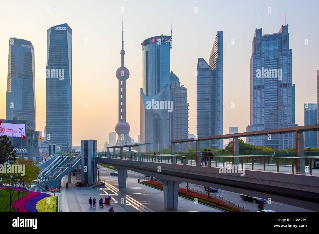 Downtown street in shanghai hi-res stock photography and images - Alamy