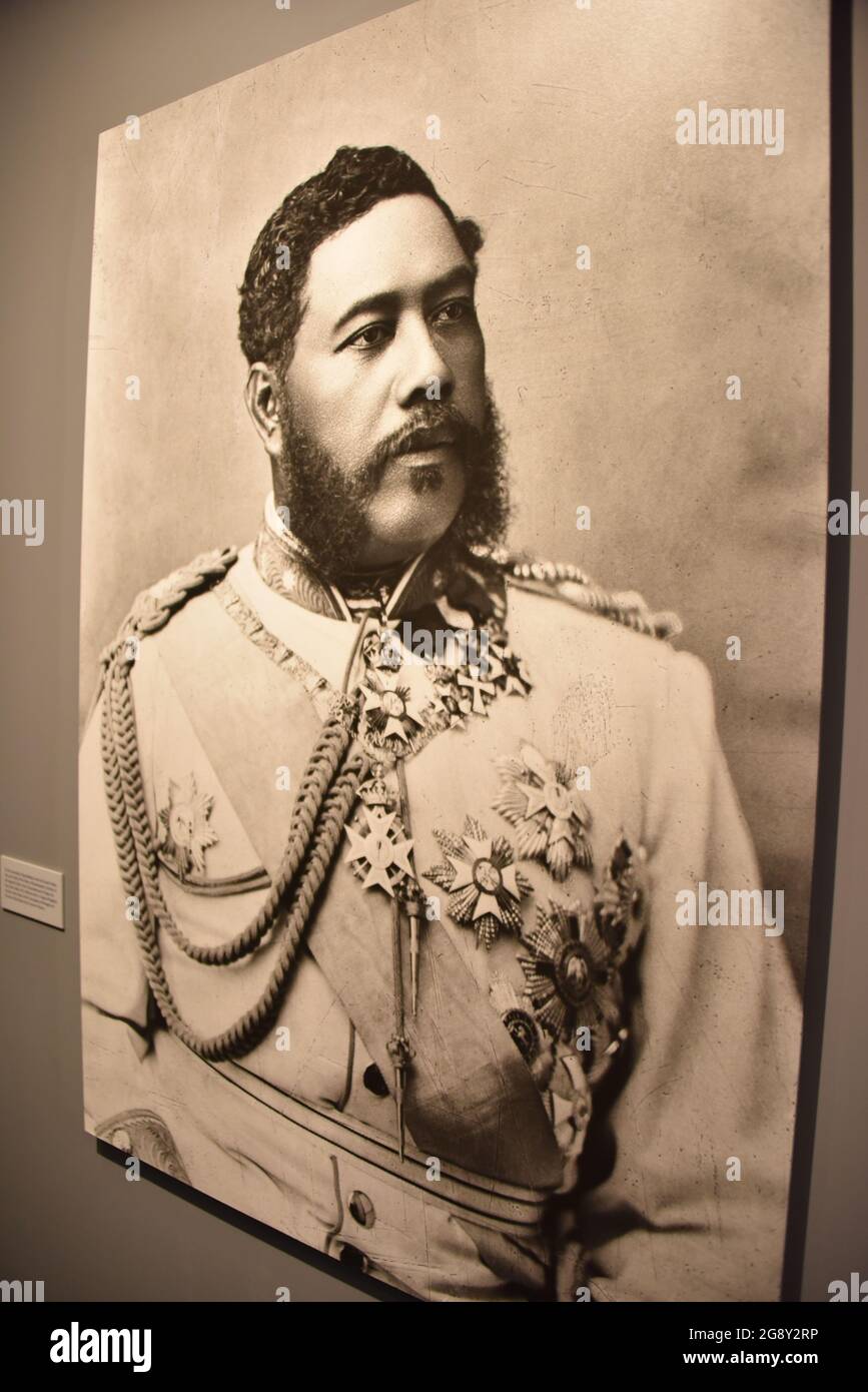 Oahu, HI. U.S.A. 6/2/2021. Built 1882. Iolani Palace last residence of