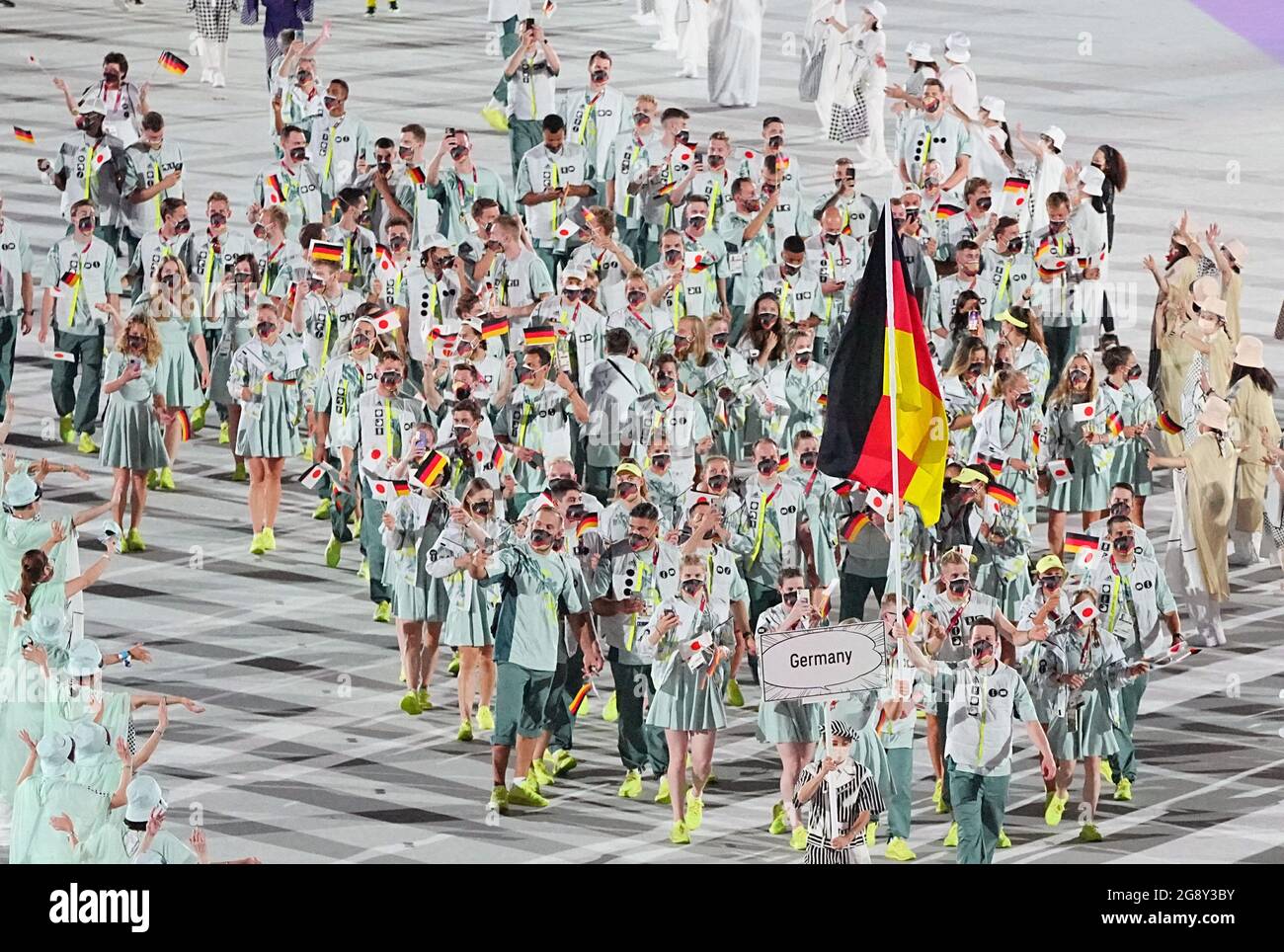 Tokyo, Japan. 23rd July, 2021. Olympics Opening ceremony at the