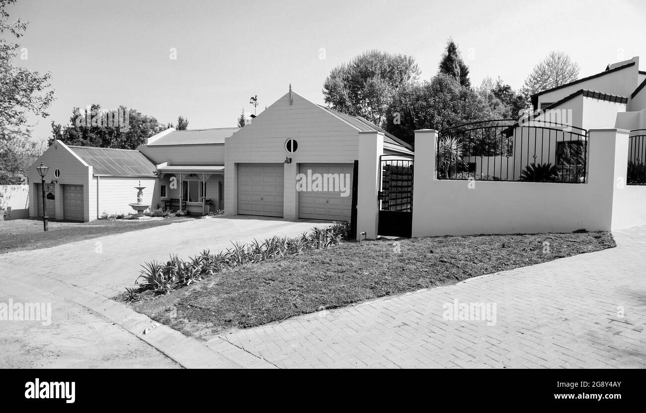 JOHANNESBURG, SOUTH AFRICA Jan 05, 2021 An upmarket wealthy suburban