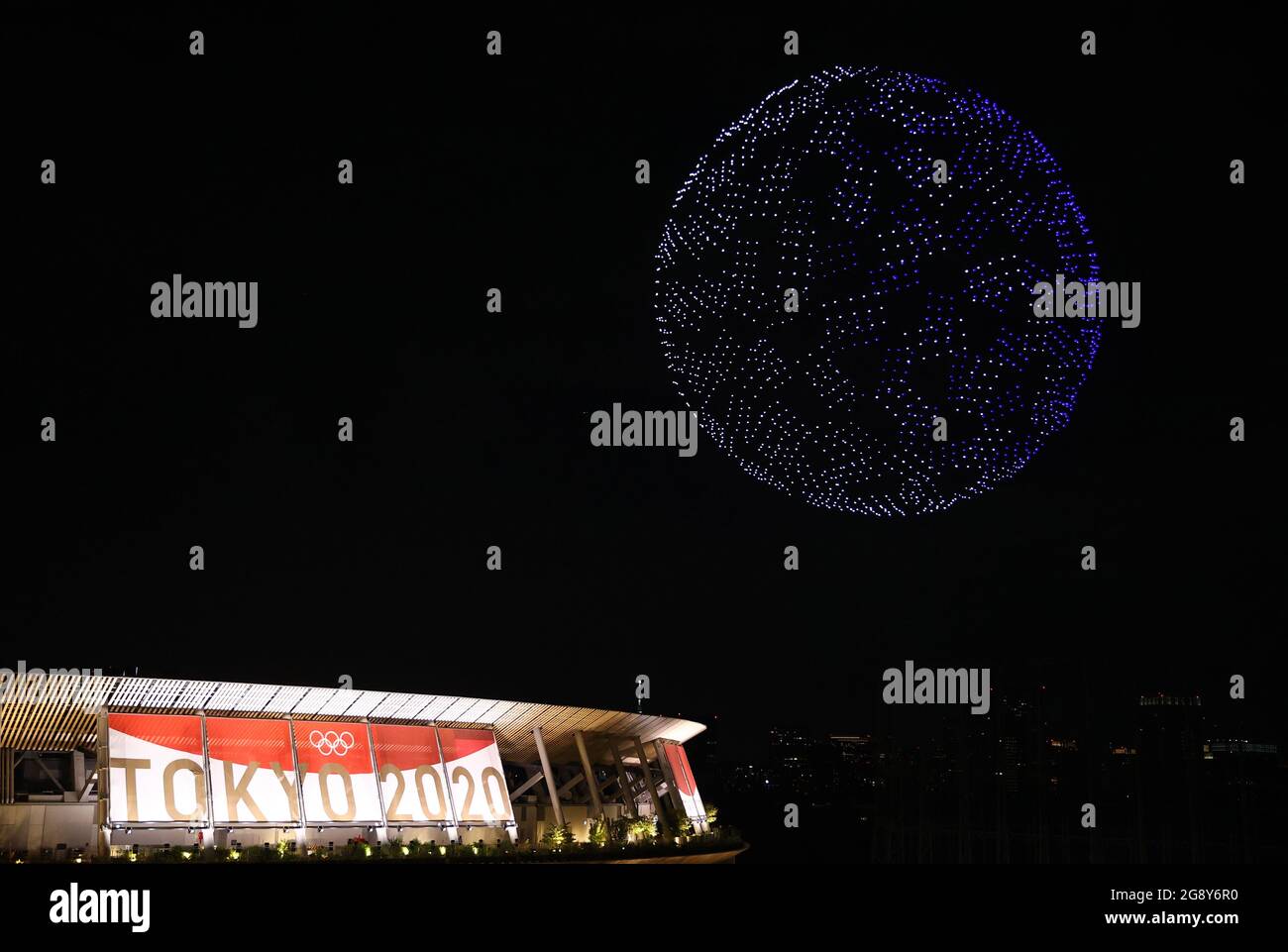 Tokyo Olympics Opening Ceremony Drone Hi Res Stock Photography And Images Alamy