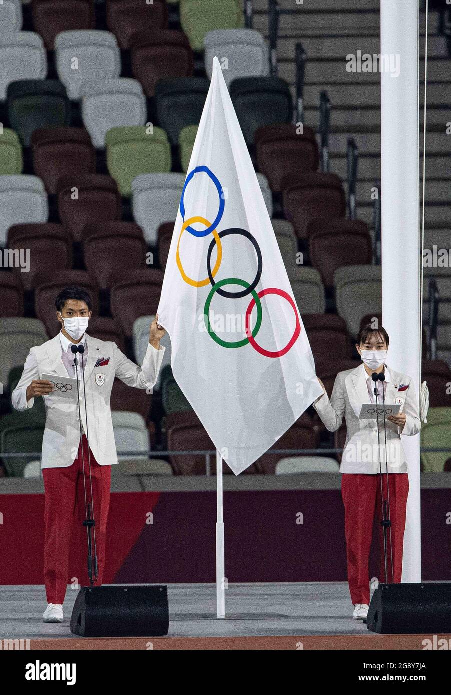 Tokyo, Japan. 23rd July, 2021. Olympia Opening ceremony in the Olympic