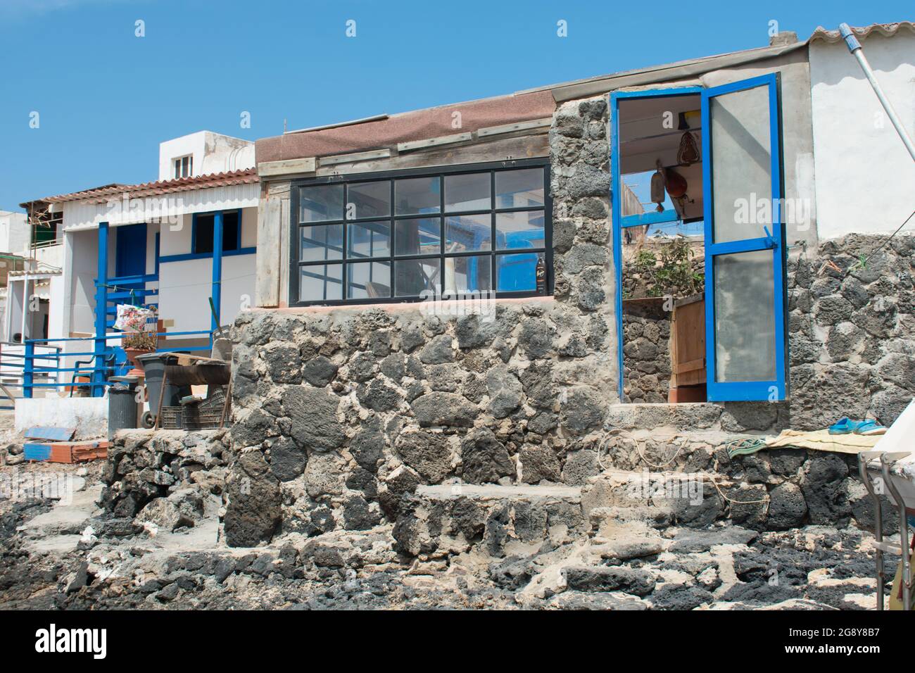 Majanicho fisherman's town in Fuerteventura Stock Photo