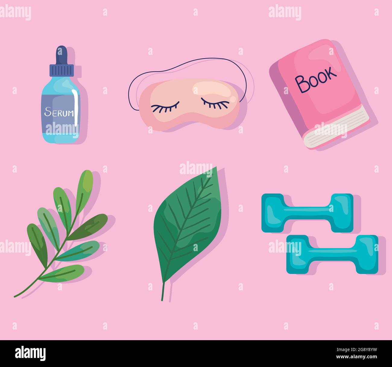 six self care icons Stock Vector Image & Art - Alamy