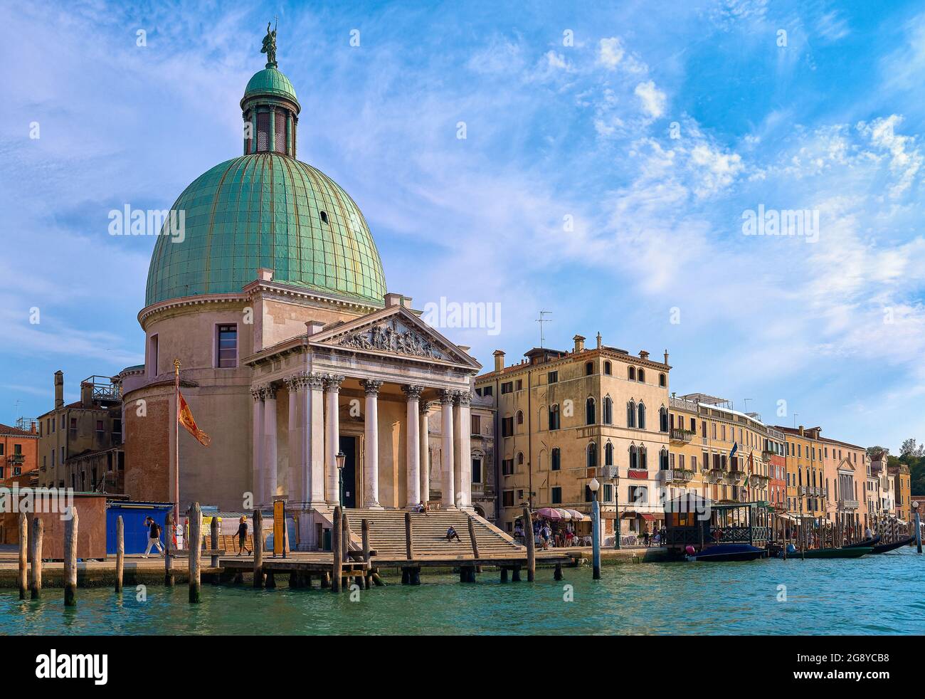 Image Simeone image beautiful image beautiful - Beautiful church of San Simeone Piccolo on Grand Canal, Venice ...
