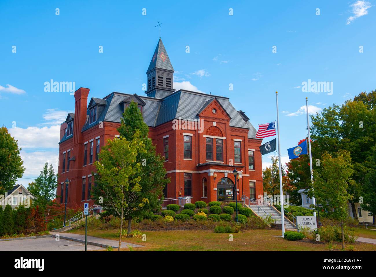Laconia District Court House at 26 Academy Street, city of Laconia, New