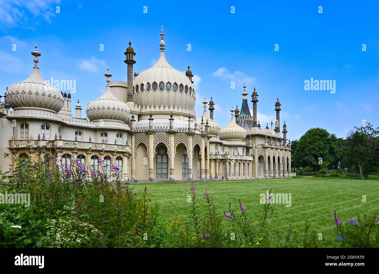 The ornate Royal Pavilion in Brighton built for Kng IV one of