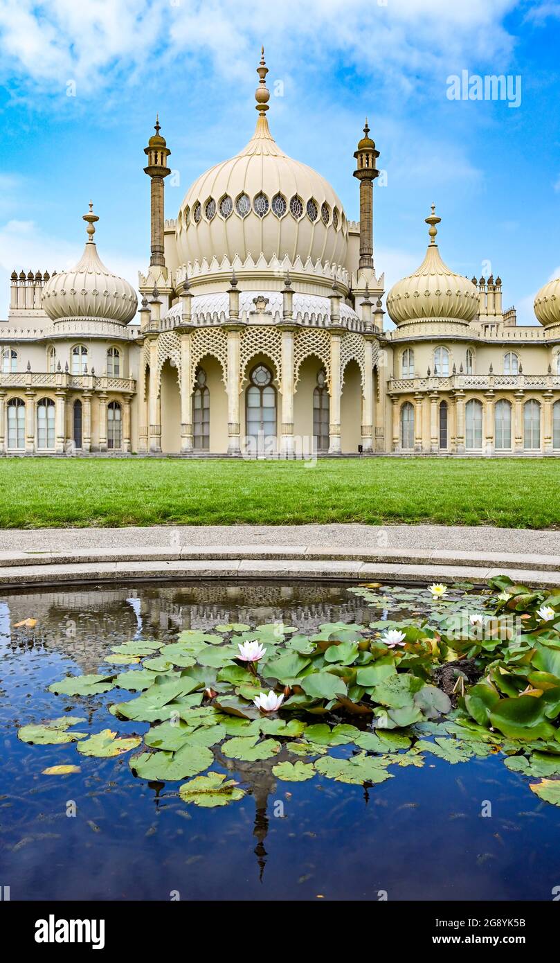 The ornate Royal Pavilion in Brighton built for Kng IV one of