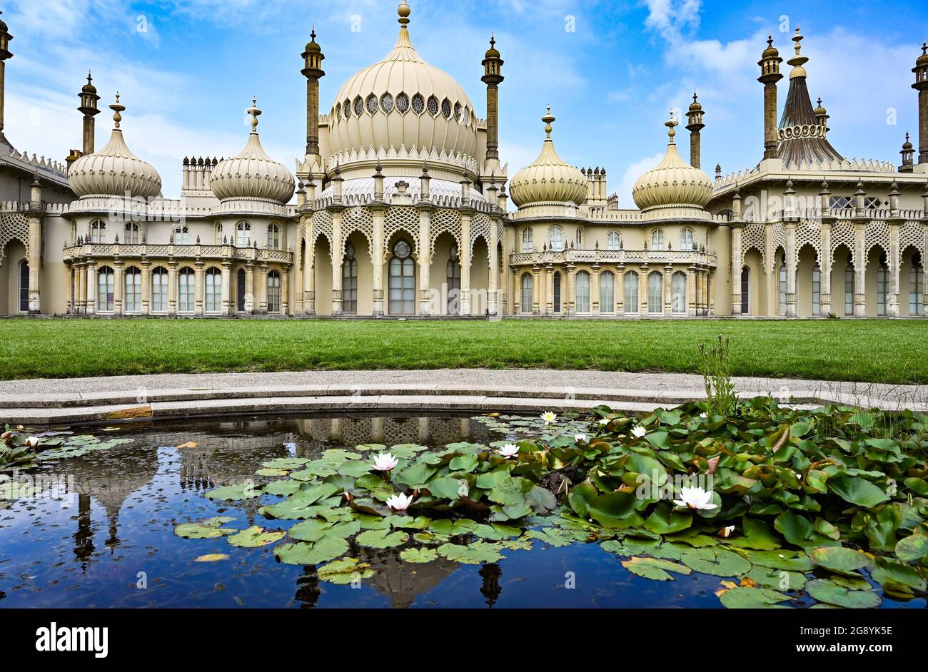 The ornate Royal Pavilion in Brighton built for Kng IV one of