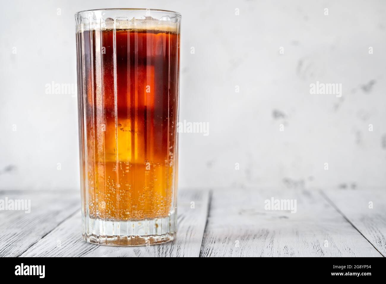 Espresso Tonic mixed espresso coffee with tonic water Stock Photo Alamy