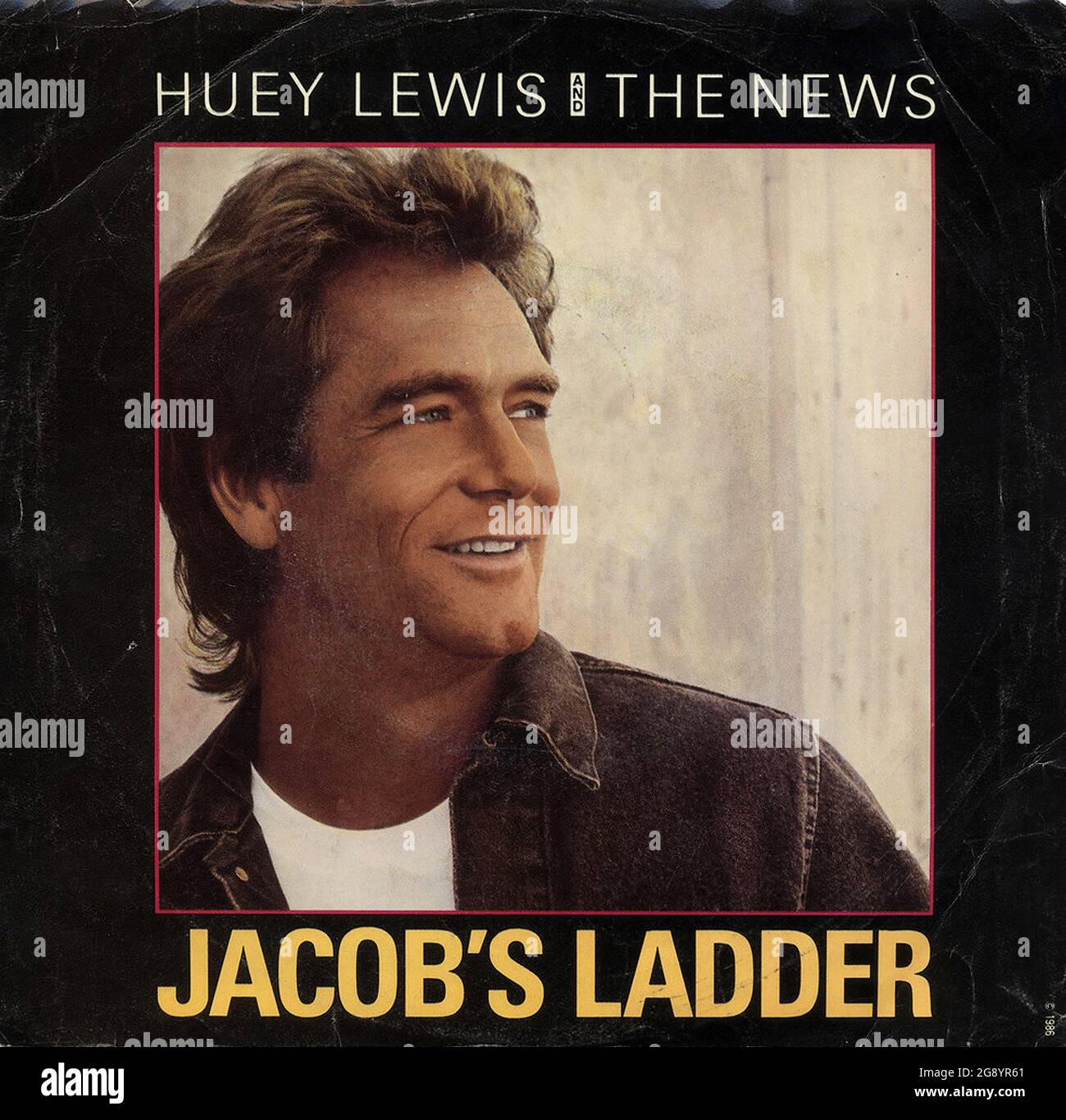 Jacob’s Ladder, Huey Lewis And The News Vintage Vinyl Record Cover