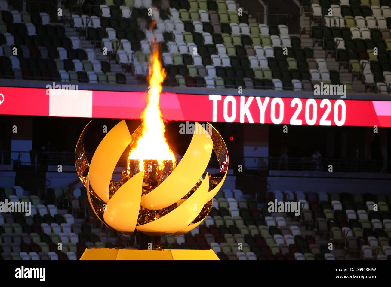 Tokyo Japan 23rd July 21 Tokyo July 23 The Olympics Cauldron Is Lit During The Tokyo Olympic Games Opening Ceremony Held In Tokyo Japan On July 23 21 Photo Tokyo Japan 23rd July 21 Tokyo July 23 The Olympics Cauldron Is Lit During The Tokyo Olympic Games Opening Ceremony Held In Tokyo Japan On July 23 21 Photo