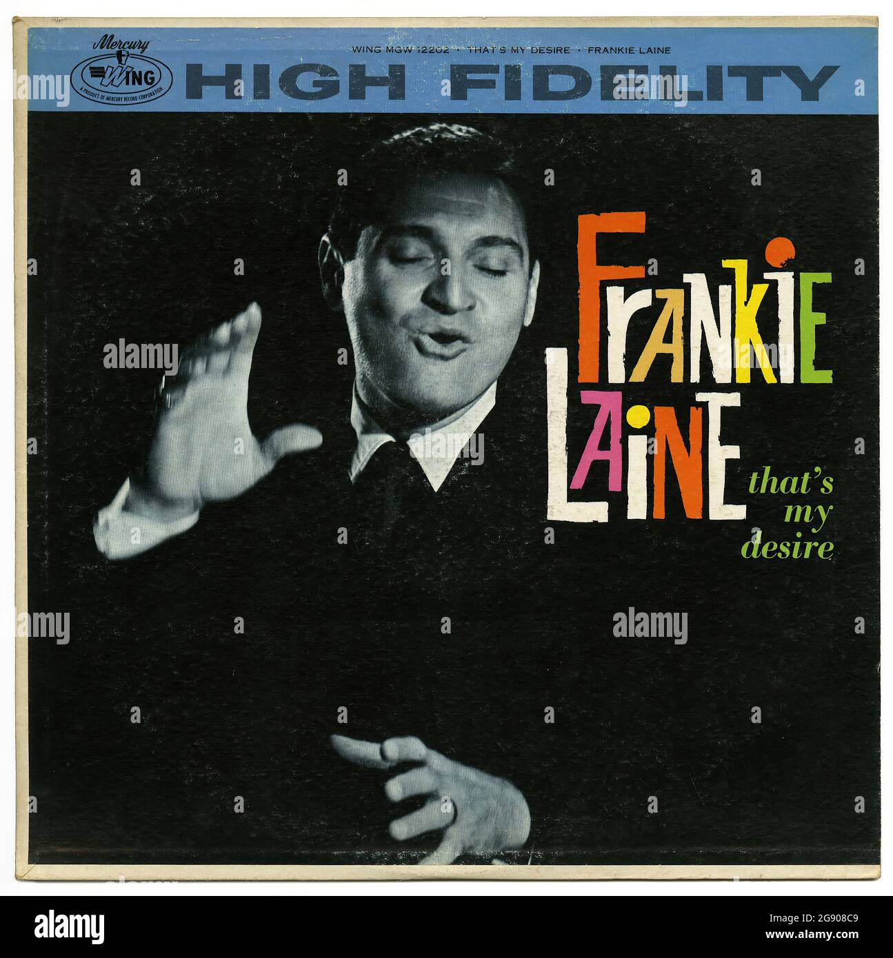 That's My Desire, Frankie Laine -  Vintage Vinyl Record Cover Stock Photo