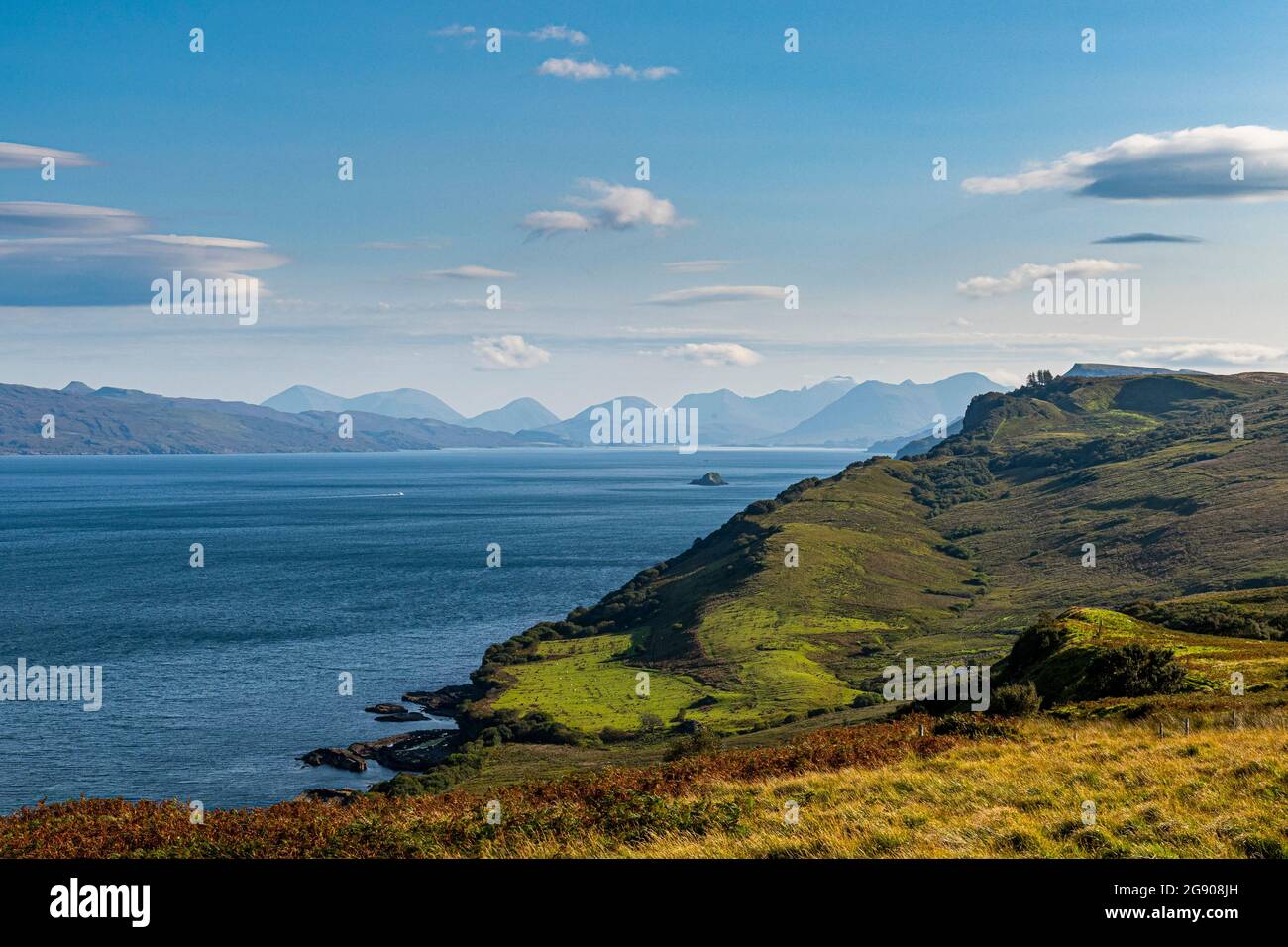 UK, Scotland, Coastal landscape of Isle of Skye Stock Photo - Alamy
