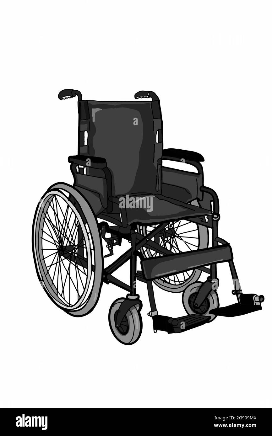 Disabled boy wheelchair Black and White Stock Photos & Images Alamy