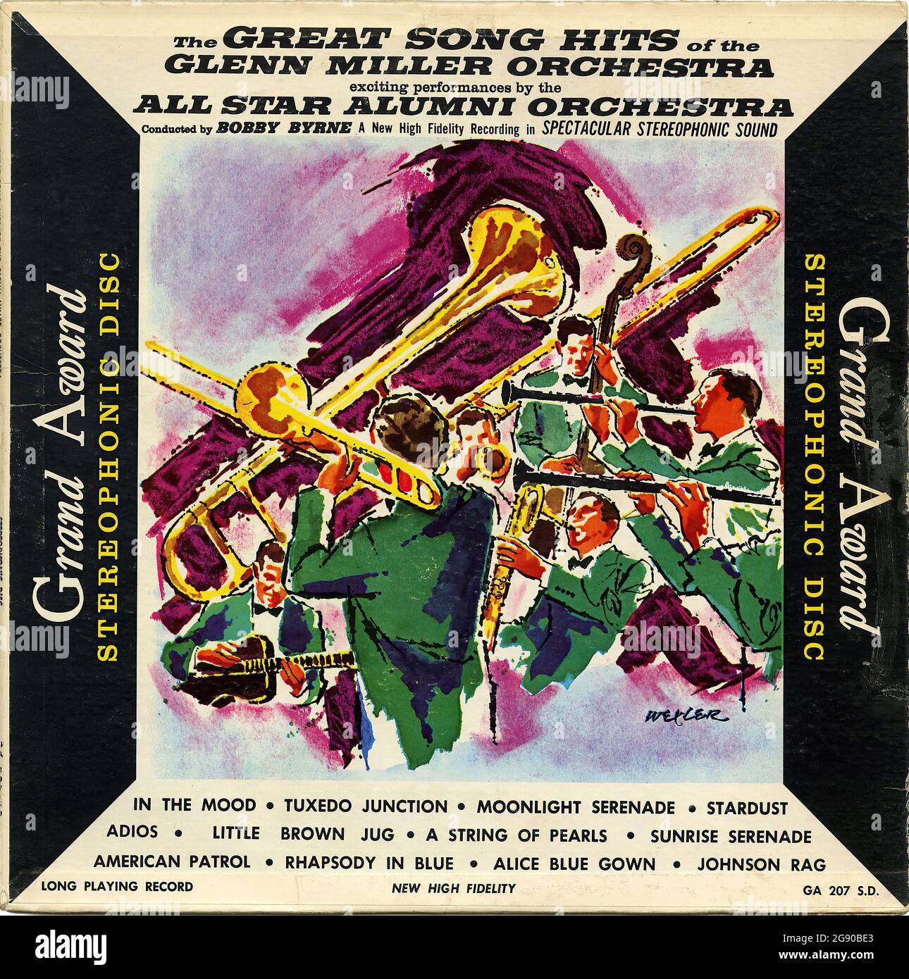 Anvendelse tommelfinger Alvorlig The Great Song Hits Of The Glenn Miller Orchestra - Vintage Vinyl Record  Cover Stock Photo - Alamy