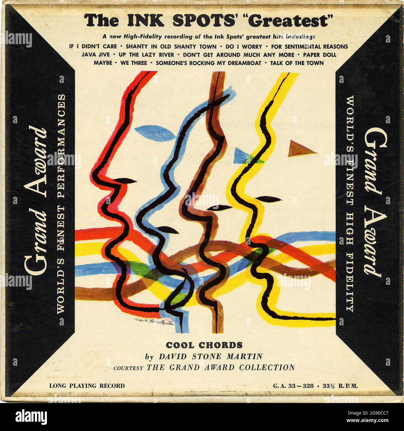 The Ink Spots' Greatest Vintage Vinyl Record Cover Stock Photo Alamy