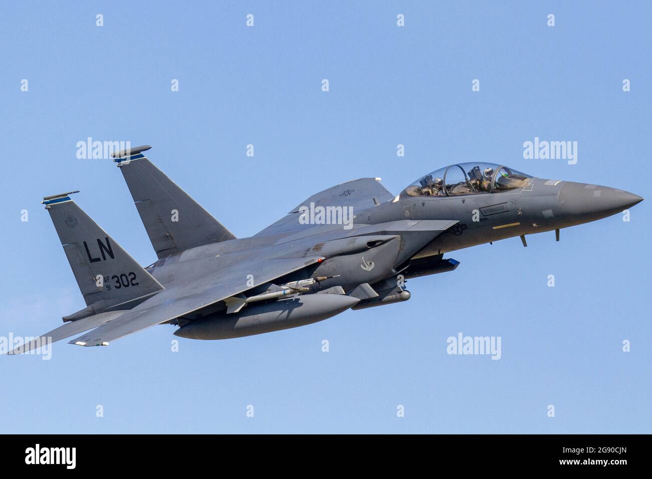 Mcdonnell Douglas F 15e Strike Eagle Stock Photo Alamy