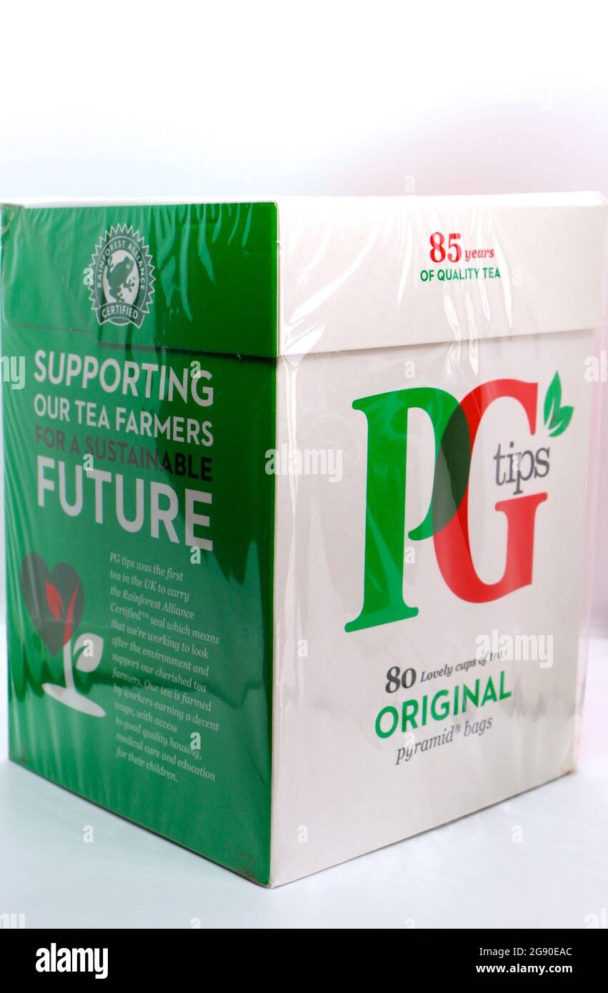PG Tips Black Tea, Pyramid Tea Bags, 80-Count Boxes (Pack of 4) 