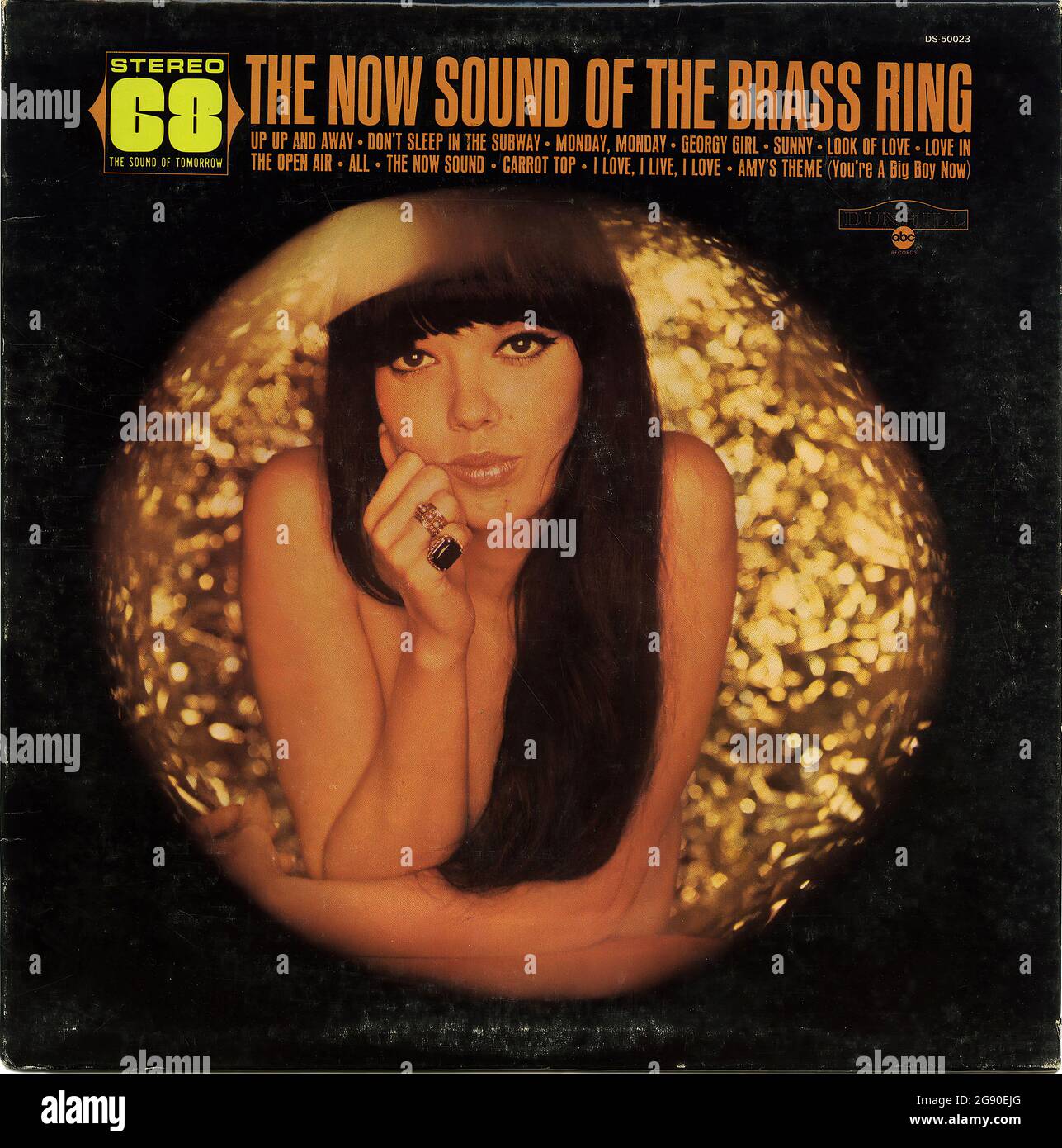 The Now Sound Of The Brass Ring -  Vintage Vinyl Record Cover Stock Photo