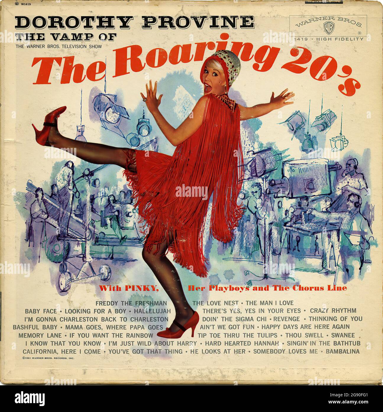 The Roaring 20's - Vintage Vinyl Record Cover Stock Photo - Alamy