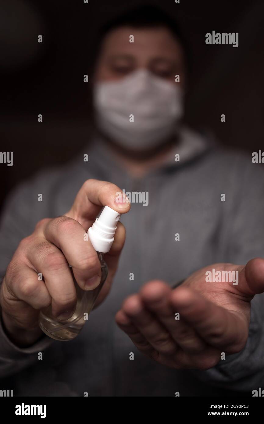 Germ prevention facial mask hi-res stock photography and images - Alamy