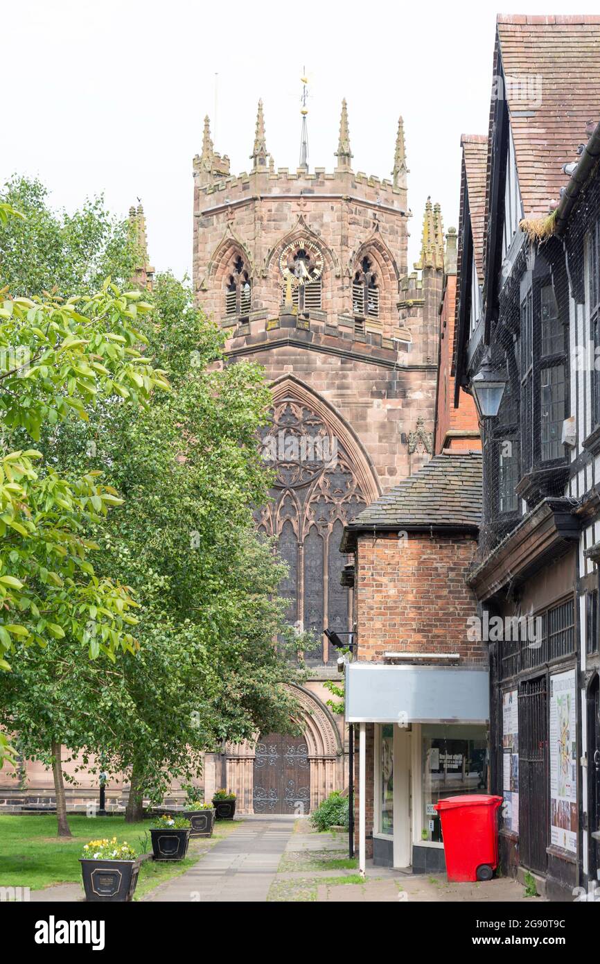 St Mary's Church, High Street, Nantwich, Cheshire, England, United Kingdom Stock Photo