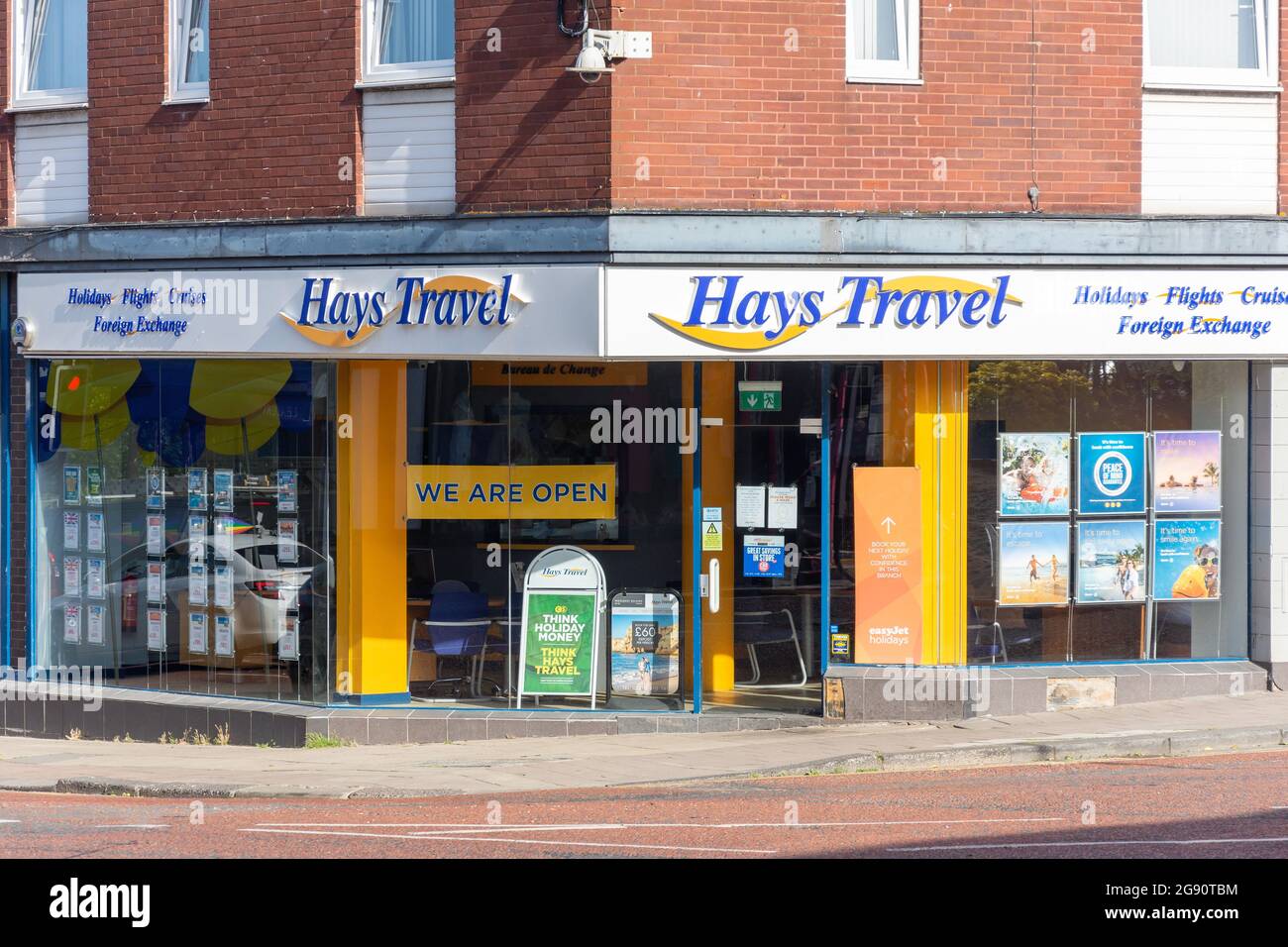 Hays Travel Nantwich, Oat Market, Nantwich, Cheshire, England, United Kingdom Stock Photo