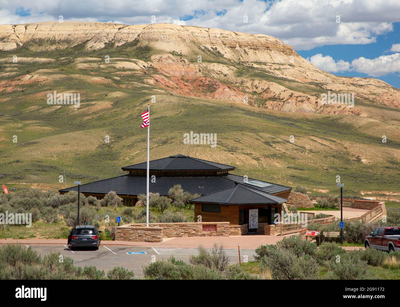 Visitor Center, Fossil Butte National Monument, Wyoming Stock Photo - Alamy