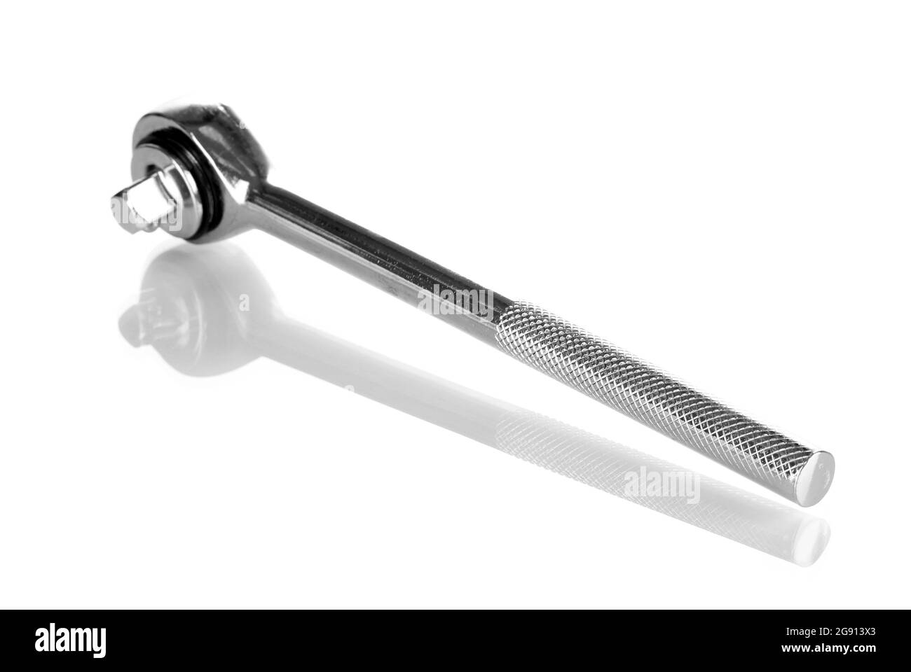 Socket wrench isolated on white Stock Photo Alamy