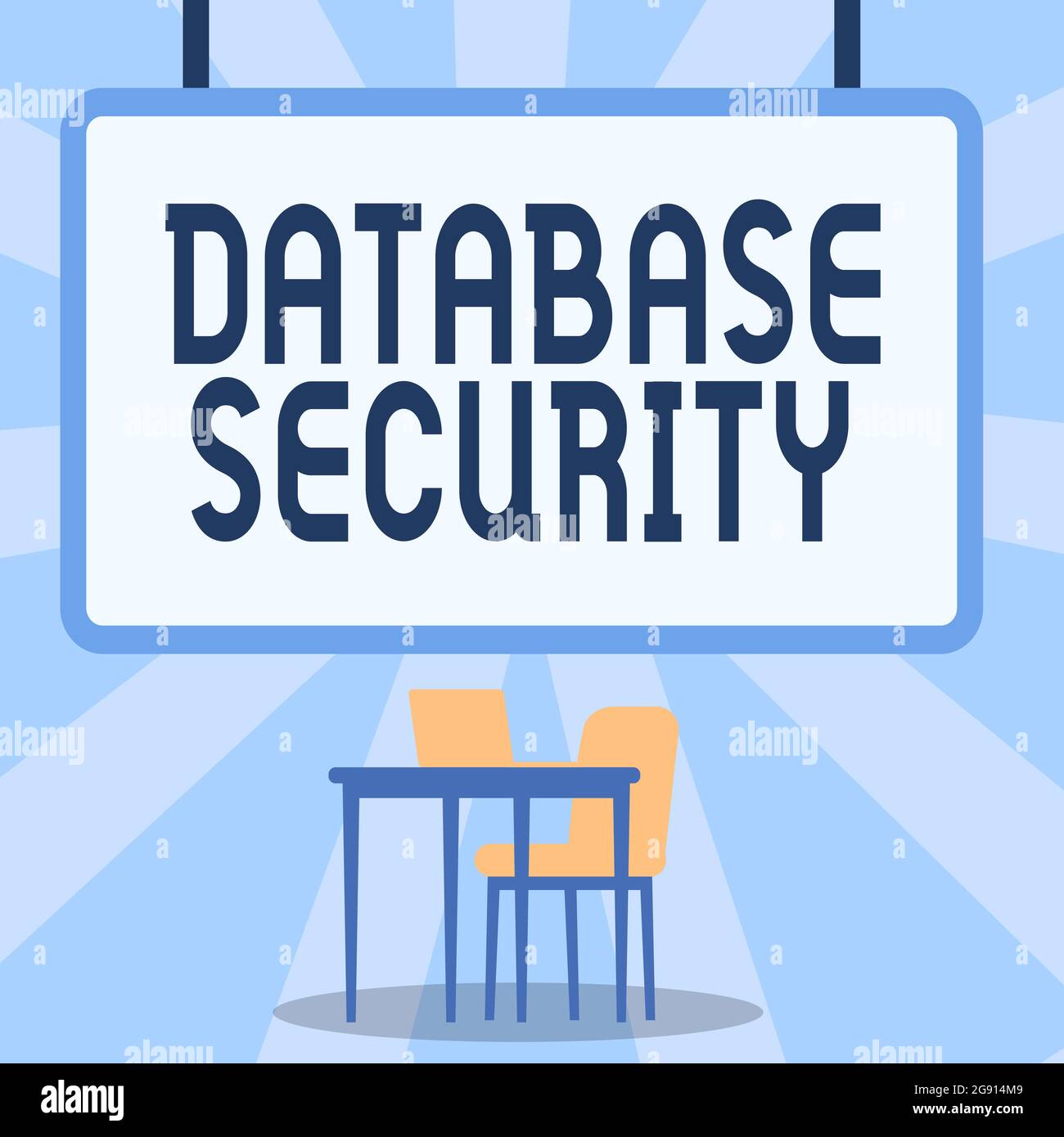 Sign displaying Database Security. Word for security controls to ...