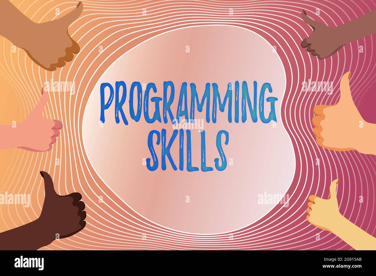 Writing Displaying Text Programming Skills Business Showcase Skills