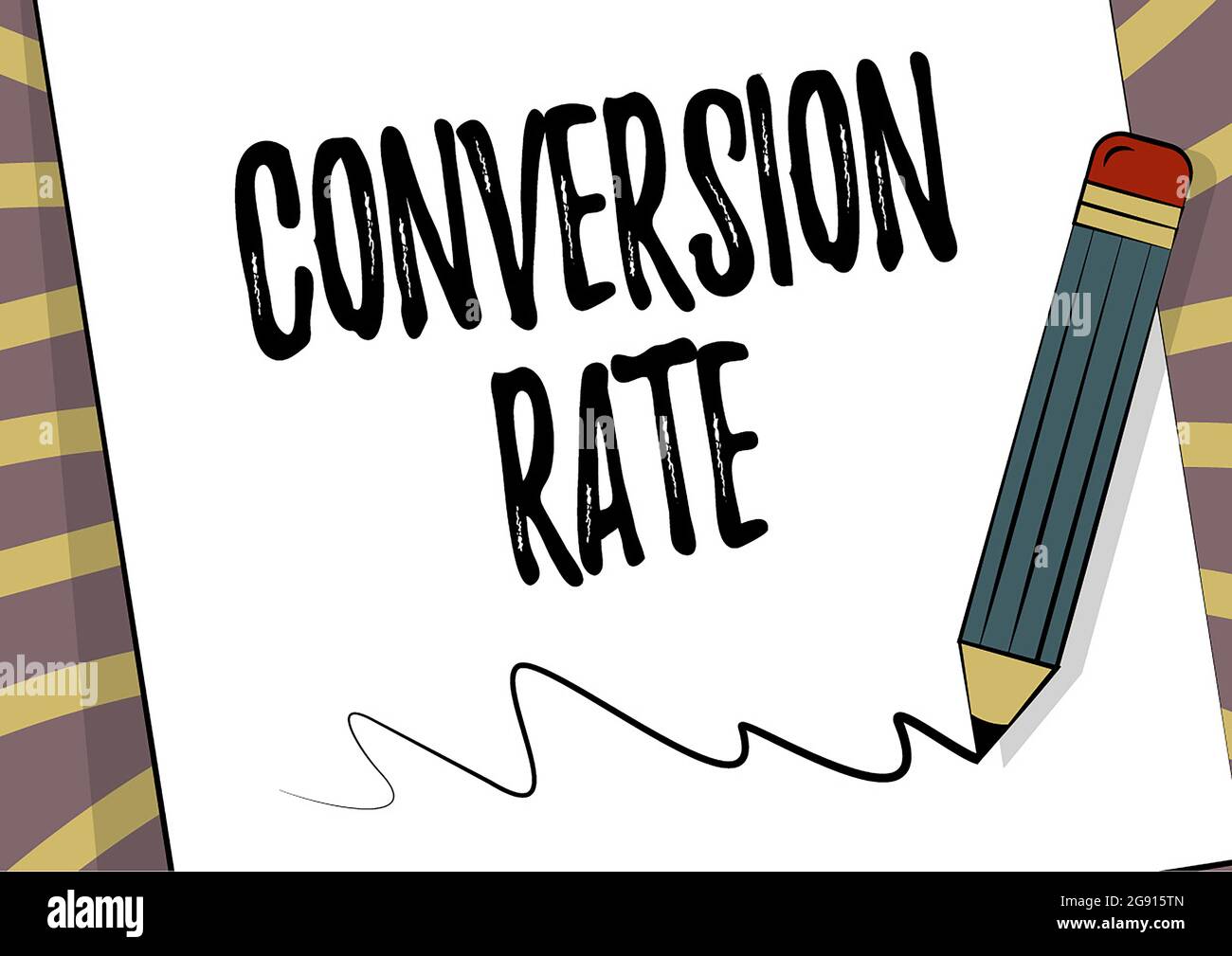 Hand writing sign Conversion Rate. Business approach number of visitors ...