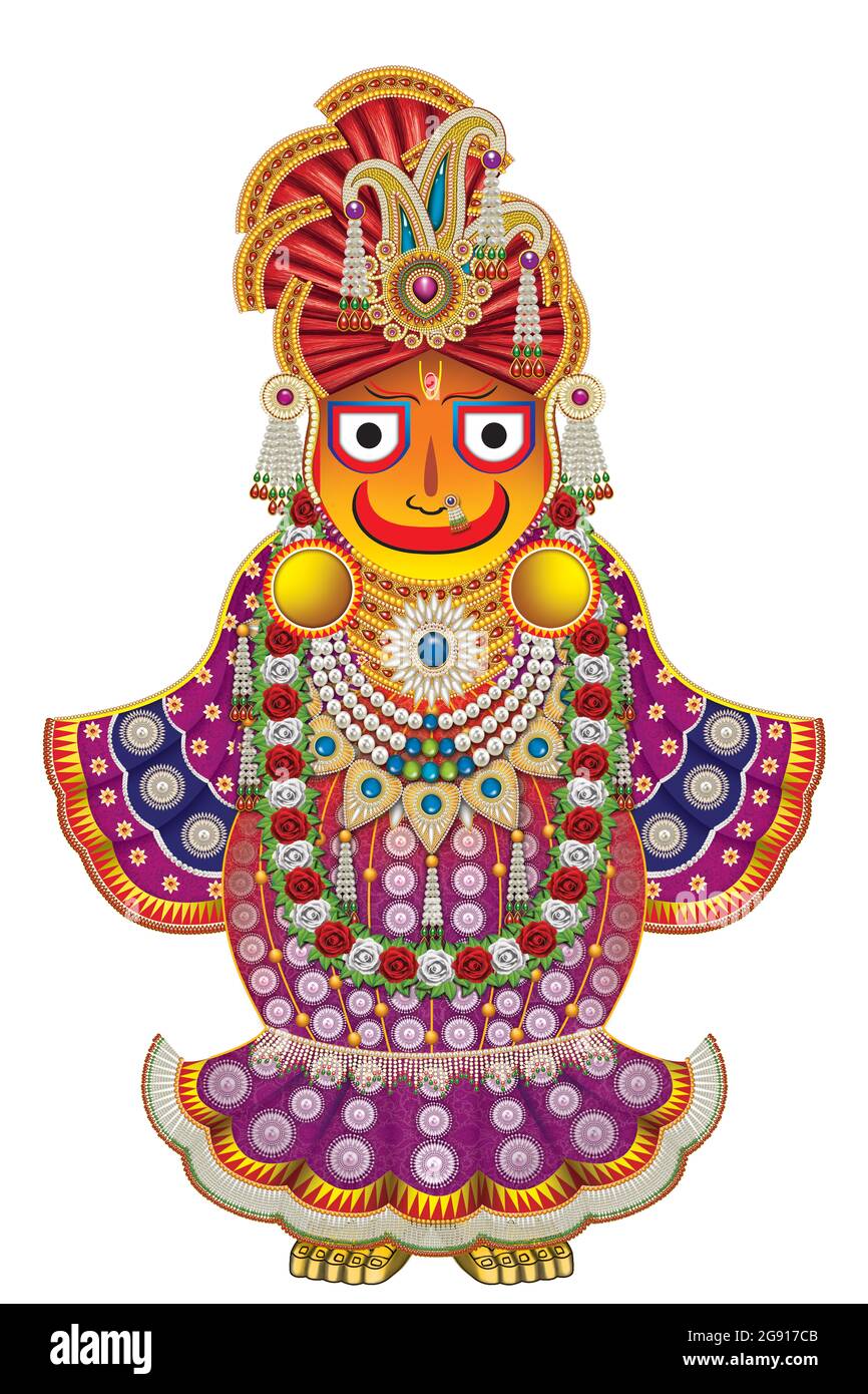 High Resolution Indian God Lord Jagannath Digital Images Stock Photo