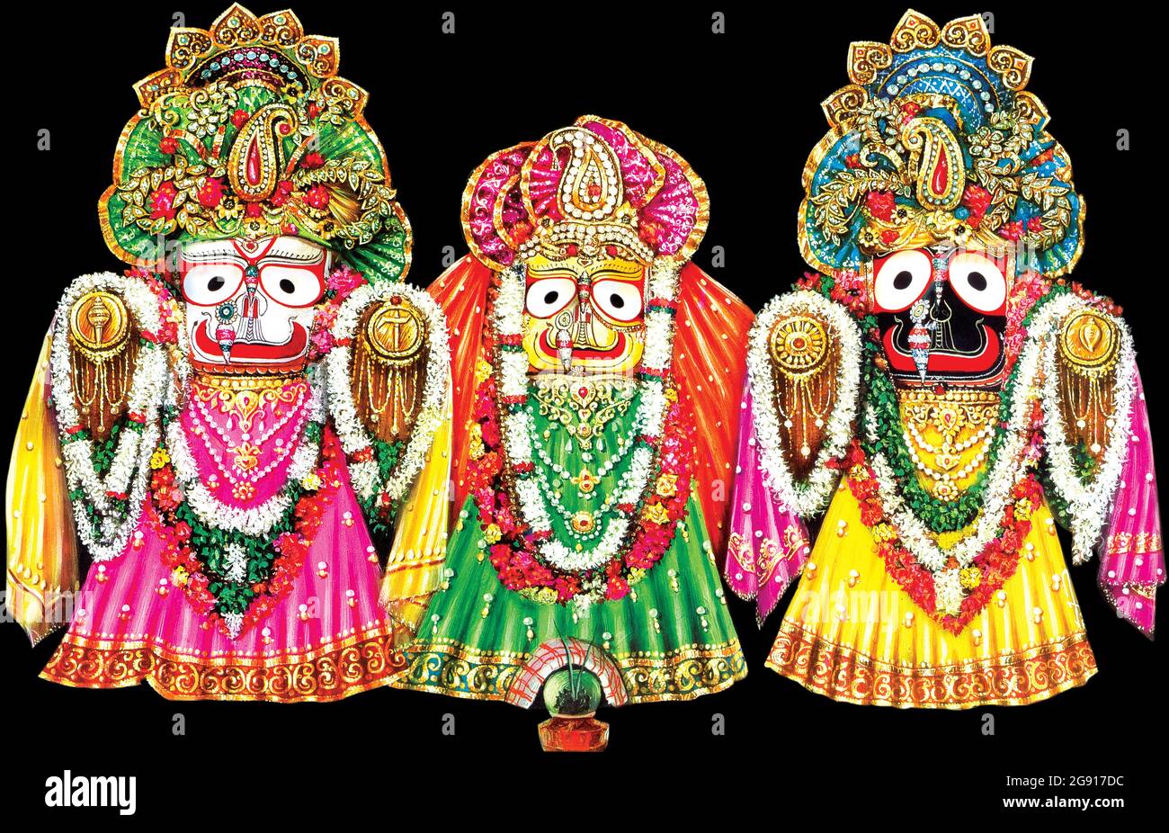 High Resolution Indian God Lord Jagannath Digital Images Stock