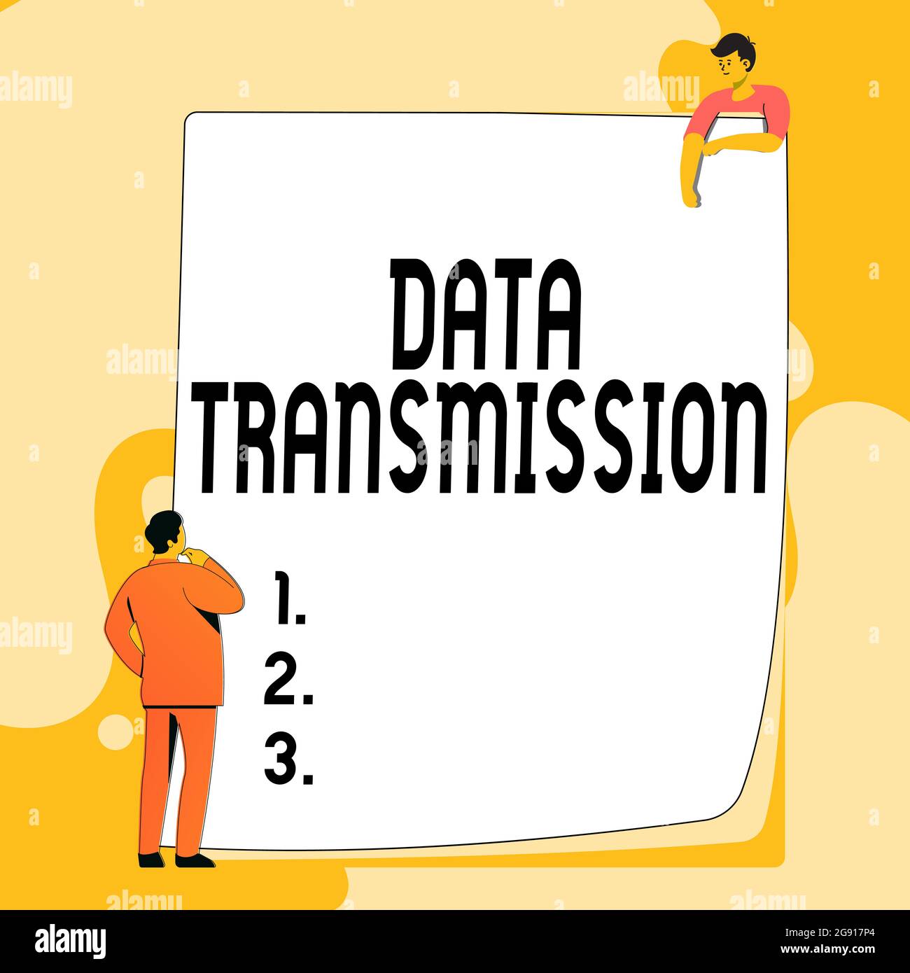 Sent Data. Sign Hand writing sign Data Transmission. Internet Concept sending data ...