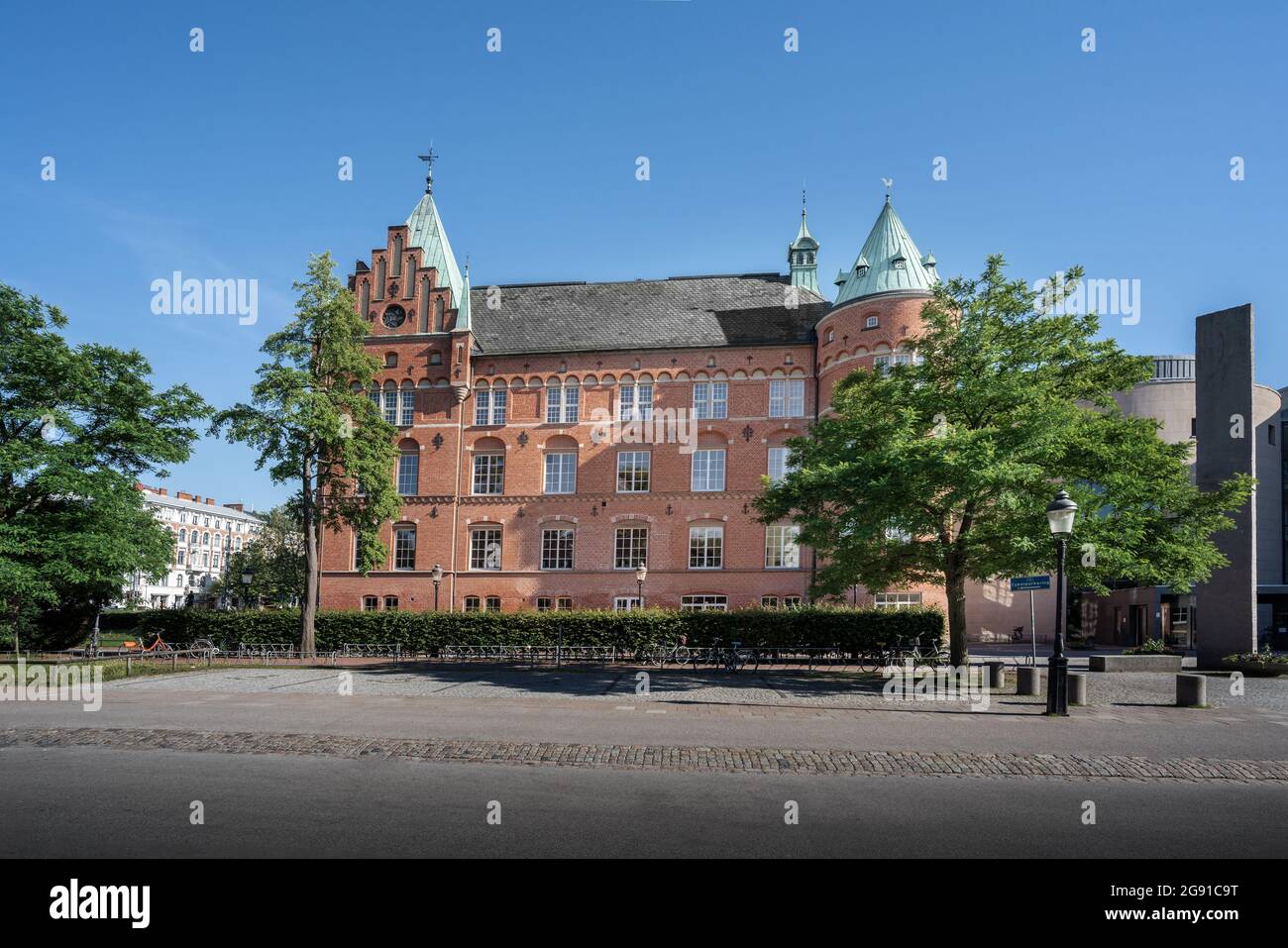 Old Building of Malmo City Library - Malmo, Sweden Stock Photo