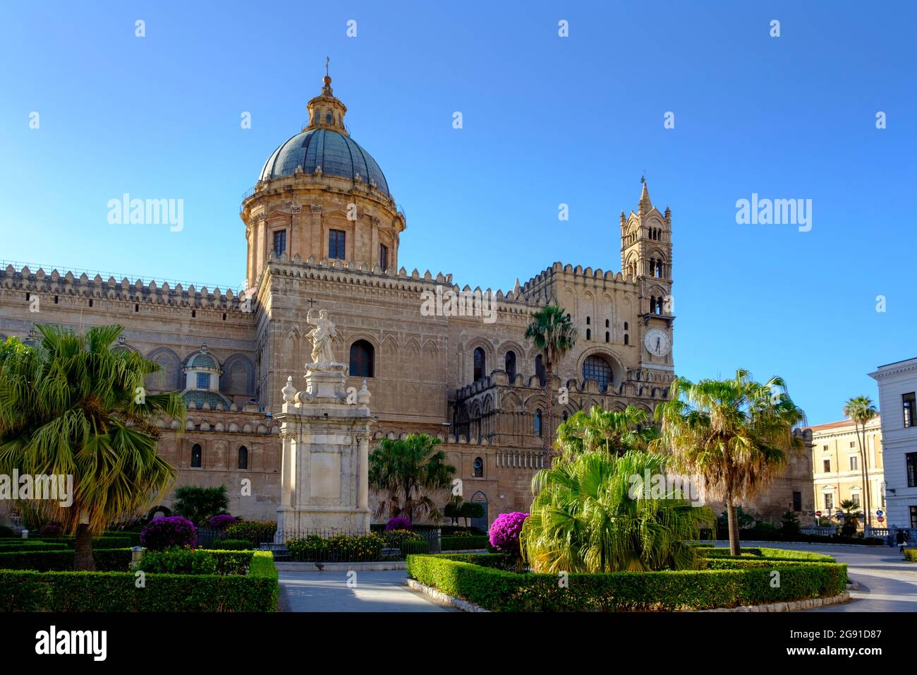Dom von Palermo, die Kathedrale Maria Santissima Assunta, Palermo, Sizilien, Italien Stock Photo