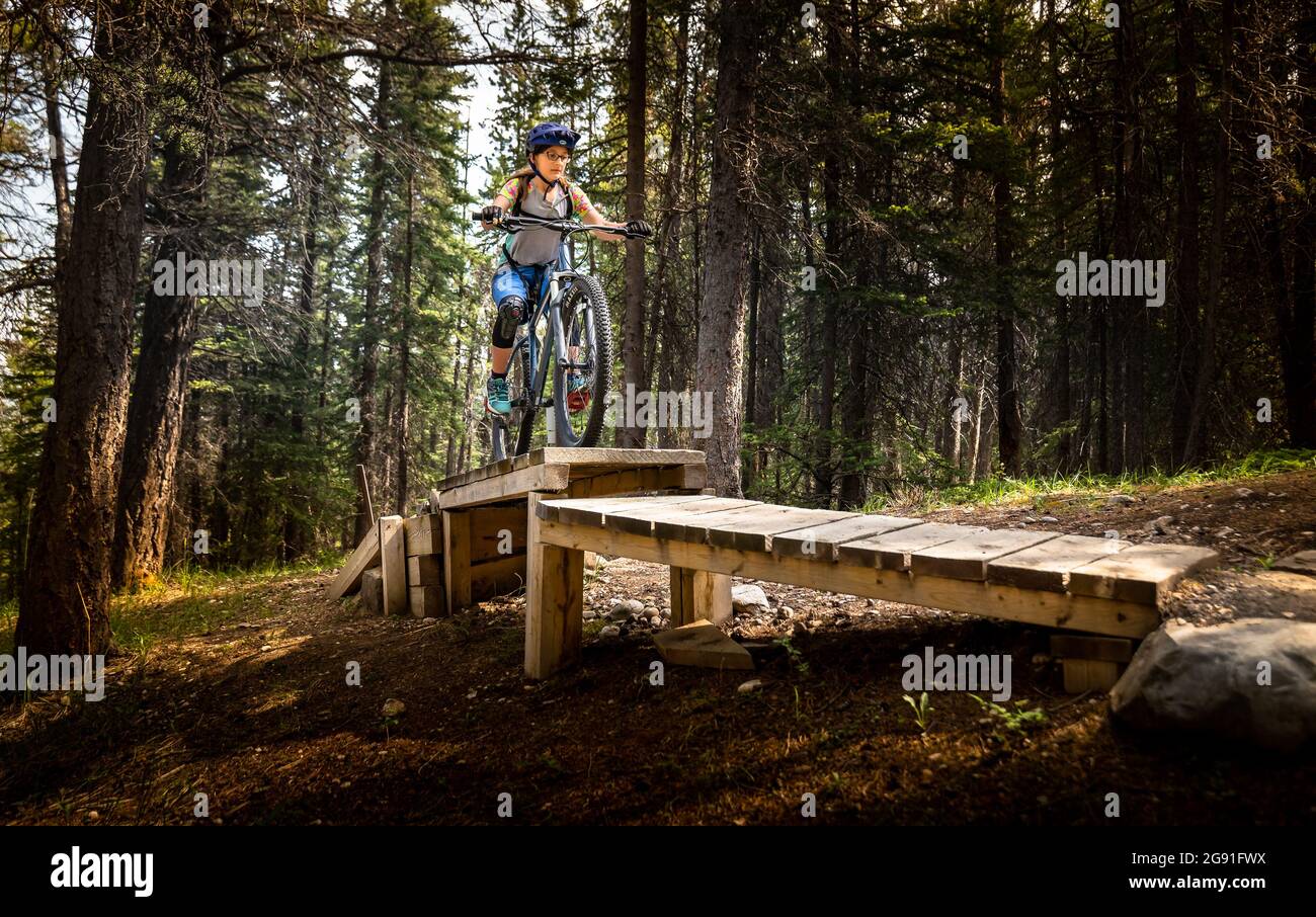 Wooden mountain bike ramp hotsell
