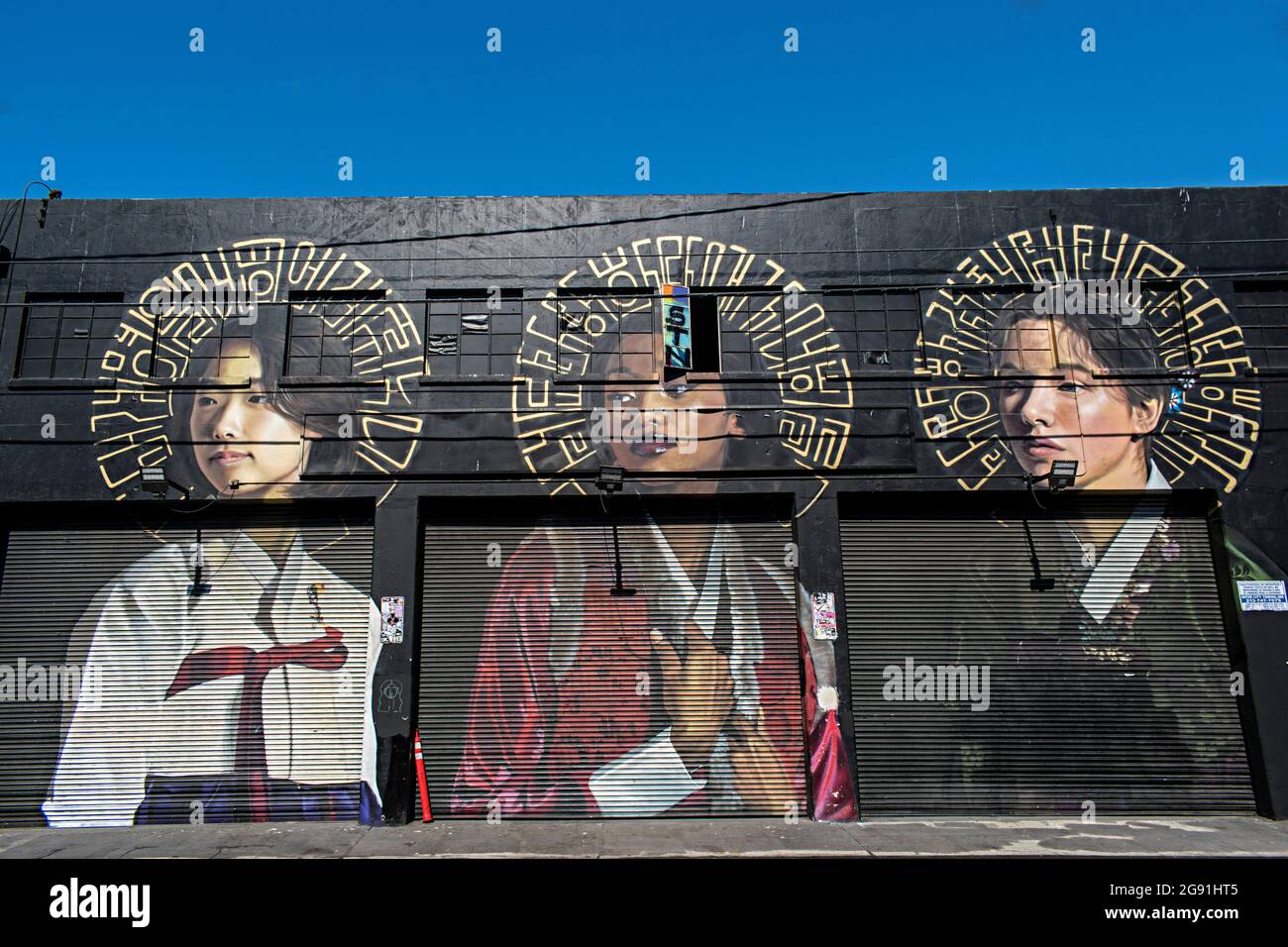 Murals and street art from the Arts District in Los Angeles California ...