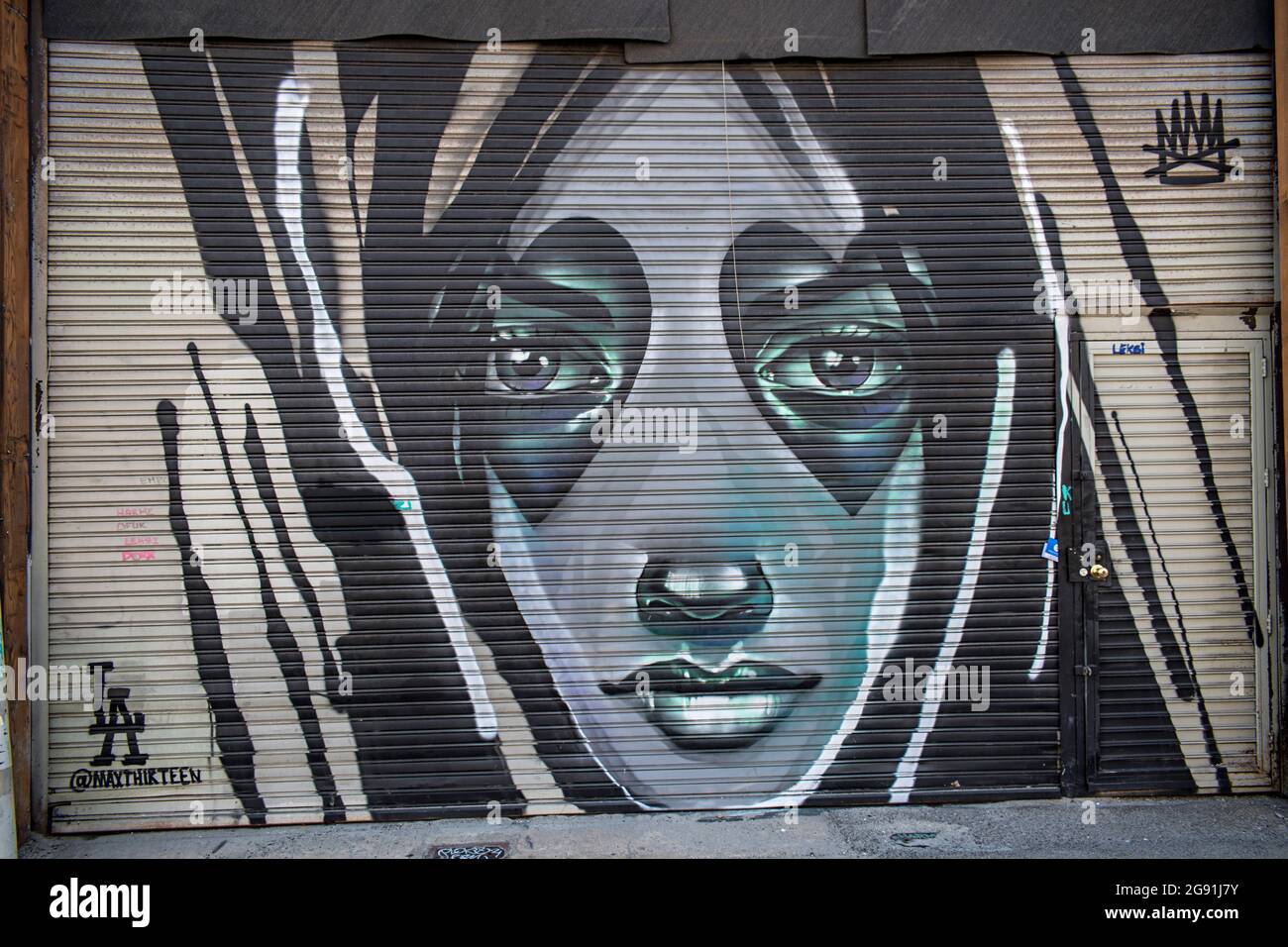 Murals and street art from the Arts District in Los Angeles California ...