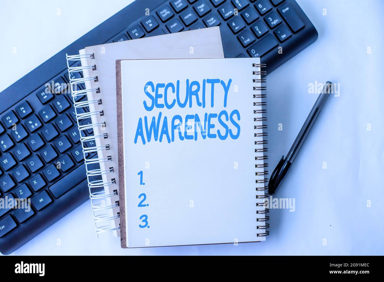 Text caption presenting Security Awareness. Internet Concept educating ...