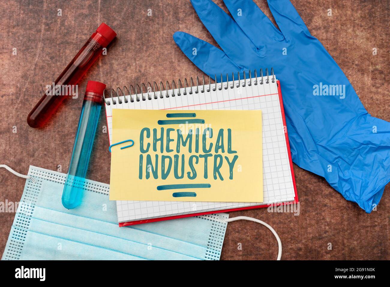 Sign displaying Chemical Industry. Concept meaning comprises the