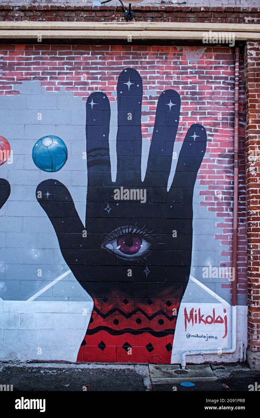 Murals and street art from the Arts District in Los Angeles California ...