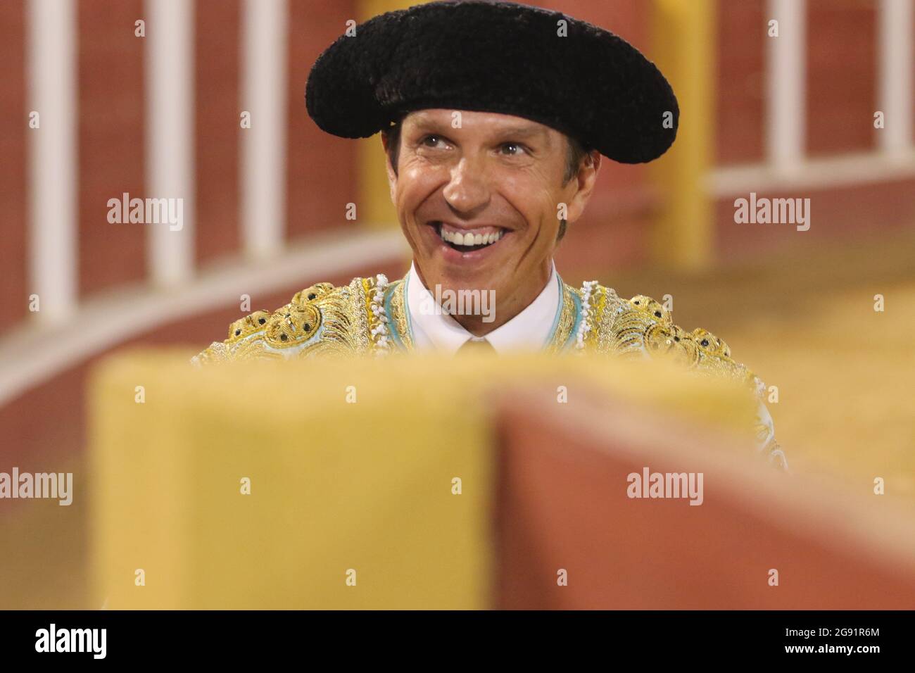 Malaga Spain 23rd July 21 July 23 21 July 23 21 Fuengirola Malaga The Bullfighter Manuel Diaz The Cordobes Reappears In The Arena After The Covid 19 Pandemic Where He Suffered A